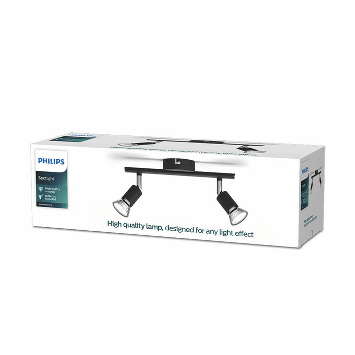 Spotlight Philips limbali Black GU10 (2 Units)