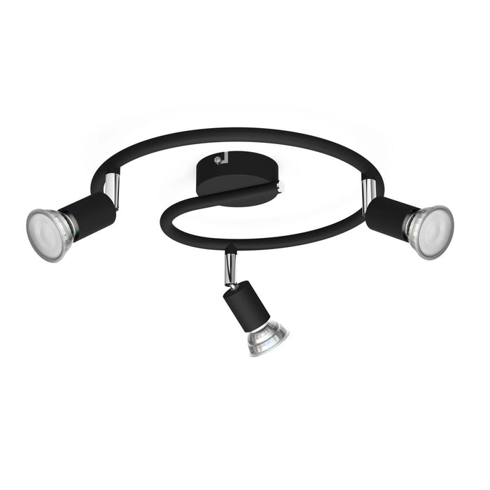 Spotlight Philips limbali Black GU10 (3 Units)