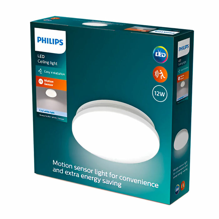 LED Flush-fitting ceiling light Philips acuna 12 W Ø 24,5 cm White Metal (4000 K)