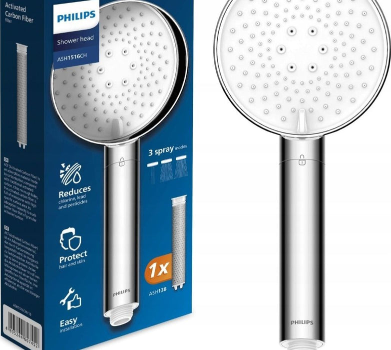 Shower handset with filter PHILIPS ASH1516CH/10