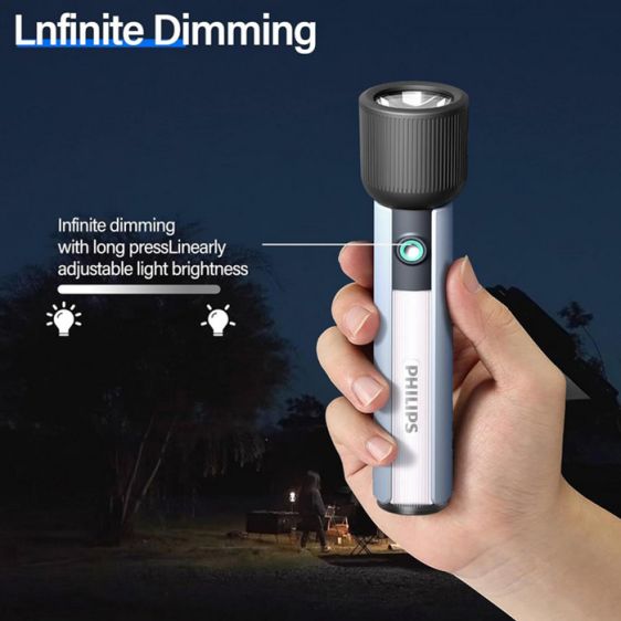 LED flashlight PHILIPS SFL1183/10, 400 Lumens