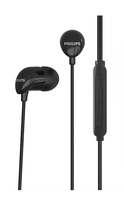 Philips Wired Headphones TAE1156, black
