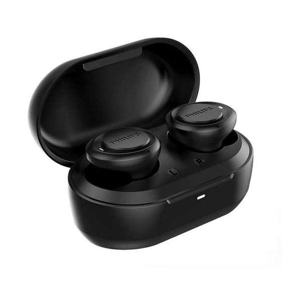 Wireless headphones with microphone PHILIPS TAT1215BK/10