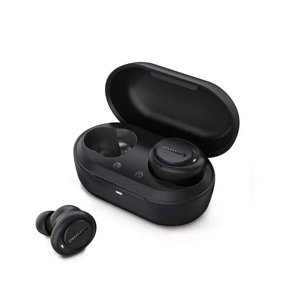 Wireless headphones with microphone PHILIPS TAT1215BK/10