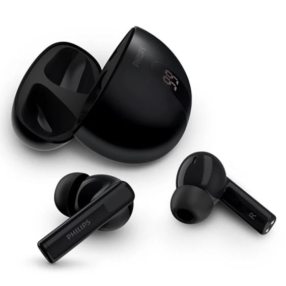 Wireless headphones with microphone PHILIPS TAT2520BK/00