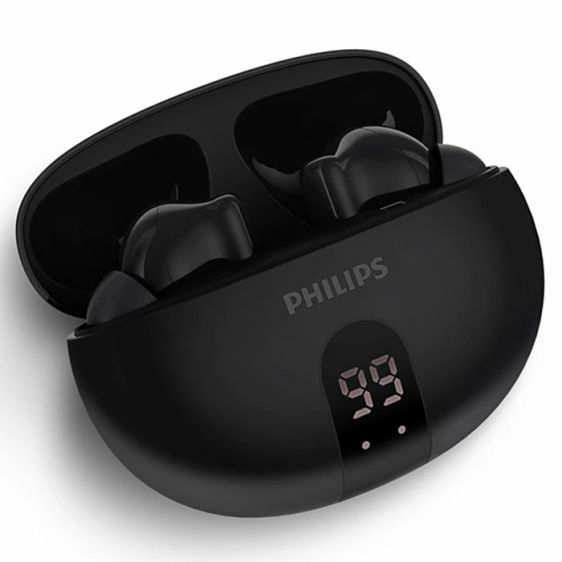 Wireless headphones with microphone PHILIPS TAT2520BK/00