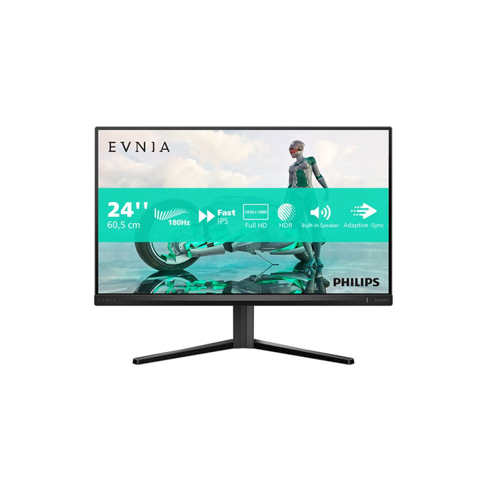 Philips Evnia 24M2N3200S, 23.8" IPS WLED, 1920x1080@180Hz, 1ms GtG, 300cd m/2, 1000:1, 80M:1 DCR, Adaptive Sync, FlickerFree, Blue Light tech. Soft, 2Wx2, Tilt, 2xHDMI, DP