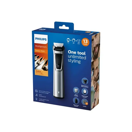 PHILPS Multigroom Series 7000 13in1 up to 120 min cordless use - Тримери за лице и тяло / One Blade<<<Грижа за