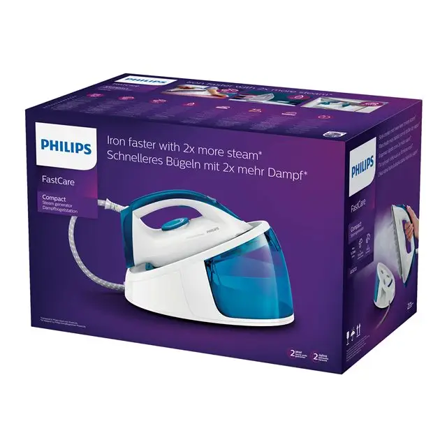 PHILPS System iron Max. 5.2 bar up to 120g steam booster - Парни ютии и парогенератори<<<Уреди за гладене и