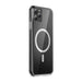 Phone case Baseus Magnetic Crystal Clear for iPhone 11 Pro Max (transparent) with all-tempered-glass screen protector