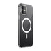 Phone case Baseus Magnetic Crystal Clear for iPhone 12 (transparent) with all-tempered-glass screen protector