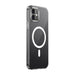Phone case Baseus Magnetic Crystal Clear for iPhone 12 (transparent) with all-tempered-glass screen protector