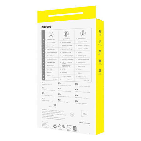 Phone Case for iPhone 15 Pro Baseus Fauxther Series (Orange) - Protective cases for smartphones<<<Cases<<<GSM