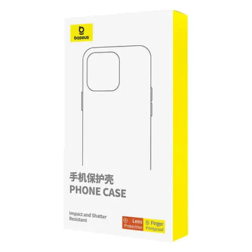 Phone Case with Stand Baseus SkyRing 360° for iP 15 +tempered-glass and cleaning kit (black) - Protective cases