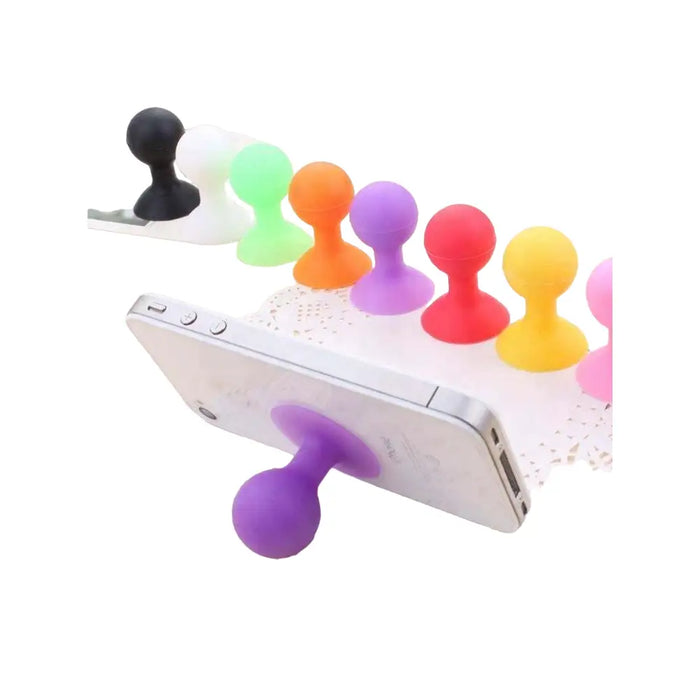 Phone holder with a round head - white - Cell phone holders<<<HurtelXML