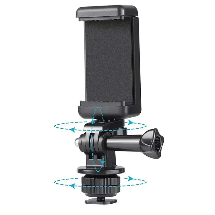 Phone/Sports Camera Holder with Adapter - Black - Photo accessories<<<HurtelXML