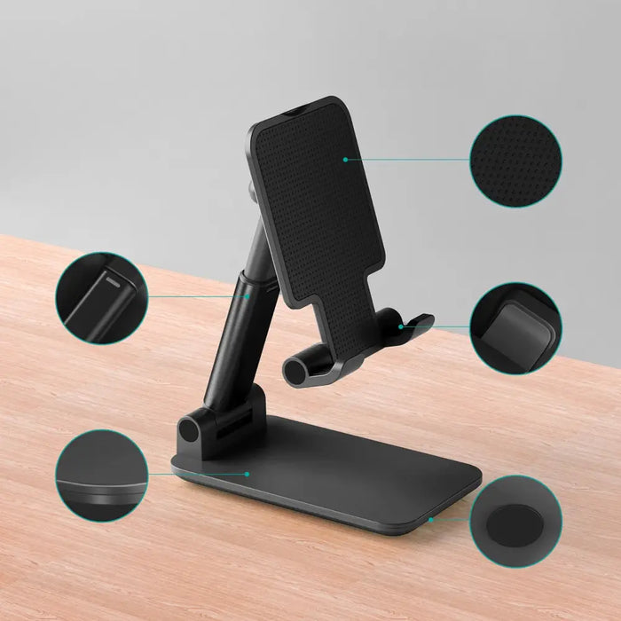 Phone stand Choetech H88-BK (black) - Cell phone holders<<<HurtelXML&&&Bases and stands<<<stands<<<tripods<<<Selfie
