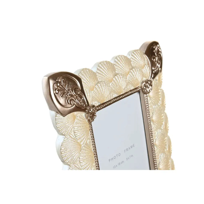 Photo frame DKD Home Decor 22,8 x 2,6 x 28,6 cm Crystal Copper White Resin Romantic - Декорация и Осветление<<<Дом