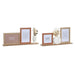 Photo frame DKD Home Decor 30 x 5 x 19 cm Flower Face Ceramic Resin Multicolour MDF Wood Urban (2 Units) - Декорация и