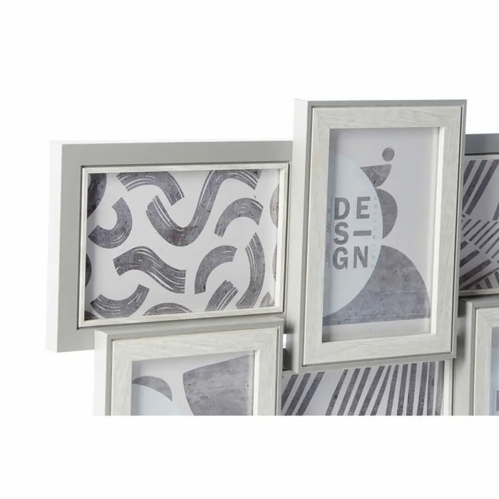 Photo frame DKD Home Decor 60 x 3 x 32 cm Crystal Grey Brown MDF Wood Urban (2 Units) - Декорация и Осветление<<<Дом