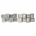 Photo frame DKD Home Decor 60 x 3 x 32 cm Crystal Grey Brown MDF Wood Urban (2 Units) - Декорация и Осветление<<<Дом