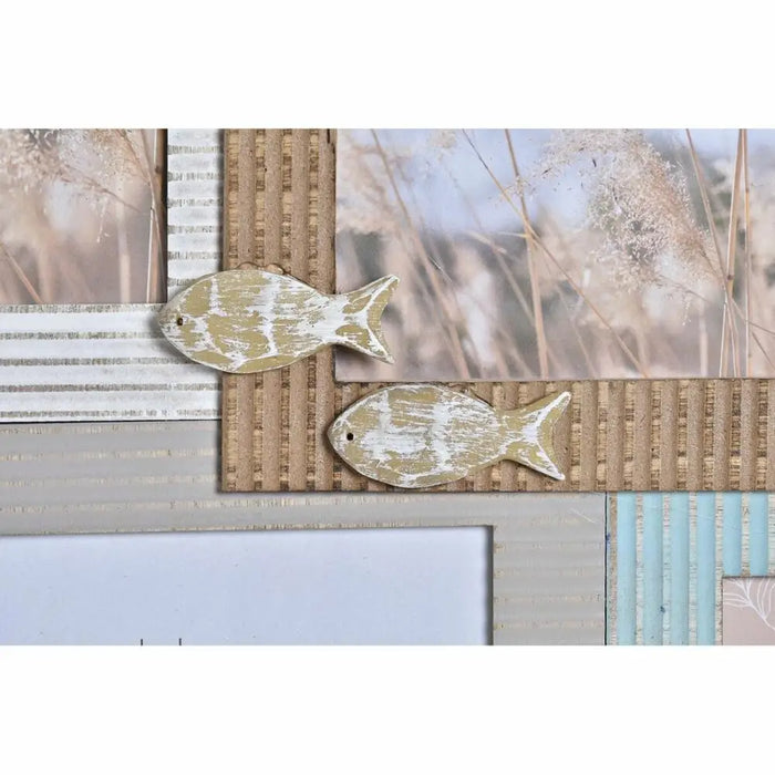 Photo frame DKD Home Decor Beach 46,5 x 2 x 44,5 cm Wood Sailor - Декорация и Осветление<<<Дом Градина<<<BigBuy&&&Рамки