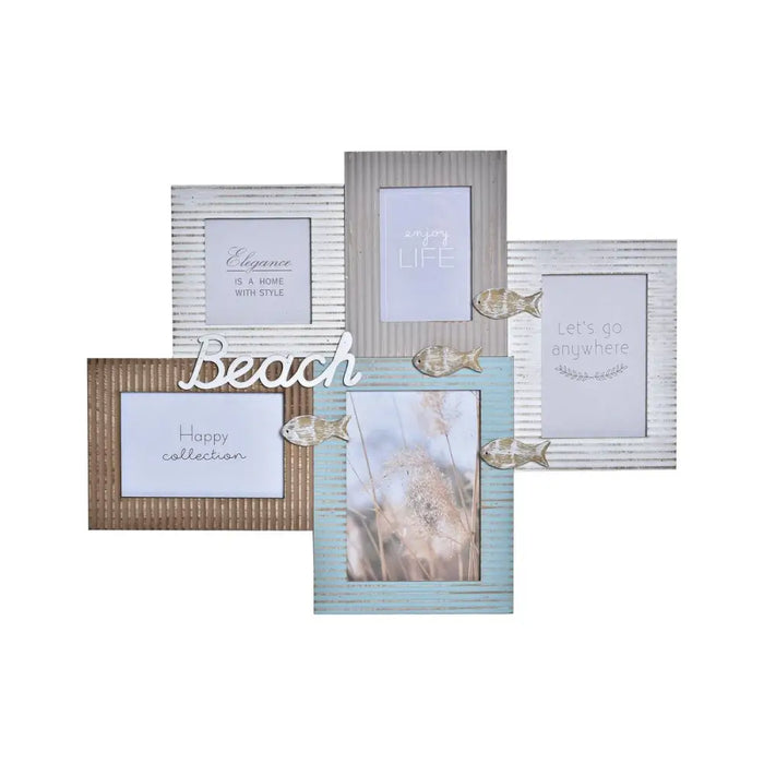 Photo frame DKD Home Decor Beach 51 x 2 x 40,5 cm Wood Sailor - Декорация и Осветление<<<Дом Градина<<<BigBuy&&&Рамки