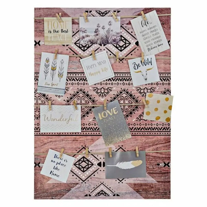 Photo frame DKD Home Decor Brown Canvas Ethnic 50,5 x 3,5 x 70 cm - Декорация и Осветление<<<Дом