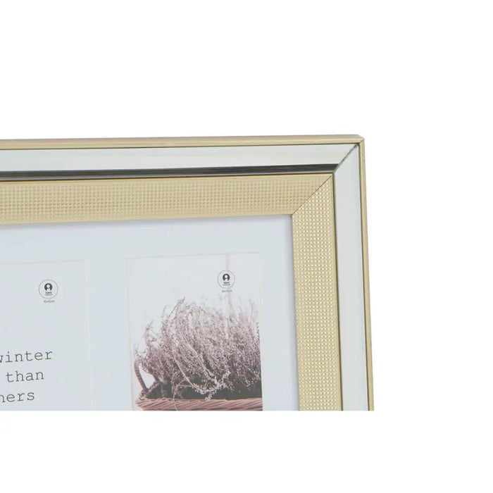 Photo frame DKD Home Decor Crystal polystyrene Golden Silver Traditional 47 x 2 x 29 cm (2 Units) - Декорация и