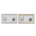 Photo frame DKD Home Decor Crystal polystyrene Golden Silver Traditional 47 x 2 x 29 cm (2 Units) - Декорация и