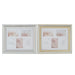 Photo frame DKD Home Decor Golden Silver Aluminium Crystal polystyrene Traditional 47 x 2 x 40 cm (2 Units) - Декорация