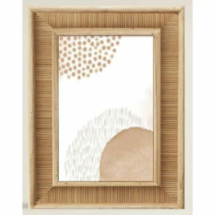 Photo frame DKD Home Decor Natural Wood MDF Wood 19 x 1,5 x 24 cm - Декорация и Осветление<<<Дом