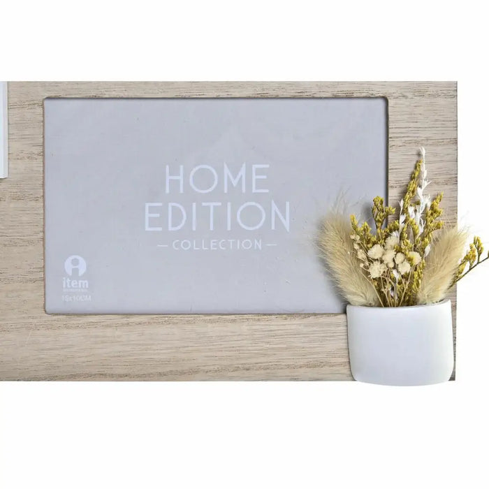 Photo frame DKD Home Decor Wood 39 x 3 x 41 cm Natural Plant (2 Units) - Декорация и Осветление<<<Дом
