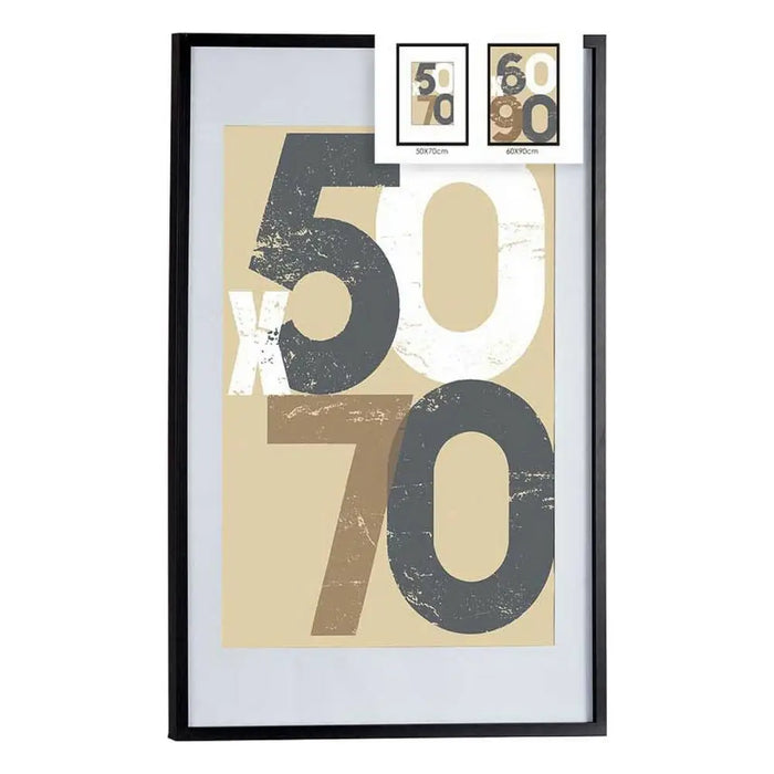 Photo frame Gift Decor Black polystyrene Plastic MDF Wood 60 x 90 cm (6 Units) - Декорация и Осветление<<<Дом