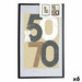 Photo frame Gift Decor Black polystyrene Plastic MDF Wood 60 x 90 cm (6 Units) - Декорация и Осветление<<<Дом
