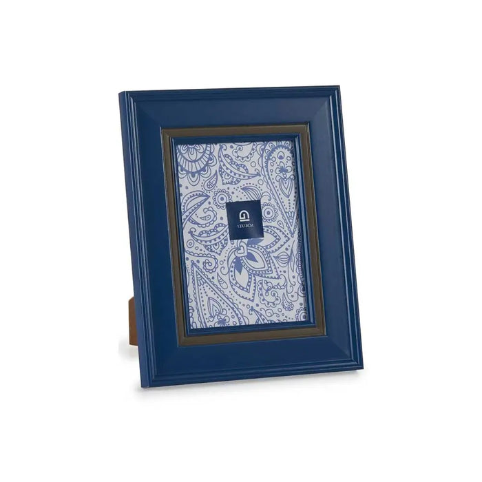 Photo frame Gift Decor Blue Crystal Plastic (6 Units) - Декорация и Осветление<<<Дом Градина<<<BigBuy&&&Рамки за