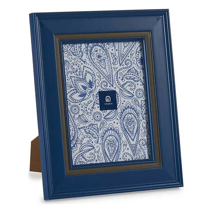 Photo frame Gift Decor Blue Crystal Plastic (6 Units) - Декорация и Осветление<<<Дом Градина<<<BigBuy&&&Рамки за