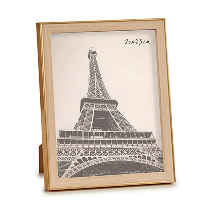 Photo frame Gift Decor Brown Golden Glass polypropylene (6 Units) - Декорация и Осветление<<<Дом