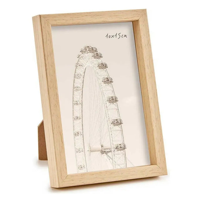 Photo frame Gift Decor Brown Natural Plastic (6 Units) - Декорация и Осветление<<<Дом Градина<<<BigBuy&&&Рамки за
