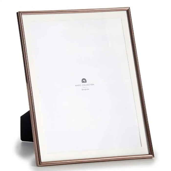 Photo frame Gift Decor Copper Crystal Steel (12 Units) - Декорация и Осветление<<<Дом Градина<<<BigBuy&&&Рамки за