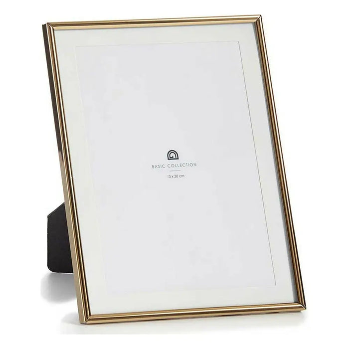 Photo frame Gift Decor Golden Crystal Steel (12 Units) - Декорация и Осветление<<<Дом Градина<<<BigBuy&&&Рамки за