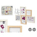 Photo frame Gift Decor Natural Metal MDF Wood (8 Units) - Декорация и Осветление<<<Дом Градина<<<BigBuy&&&Рамки за