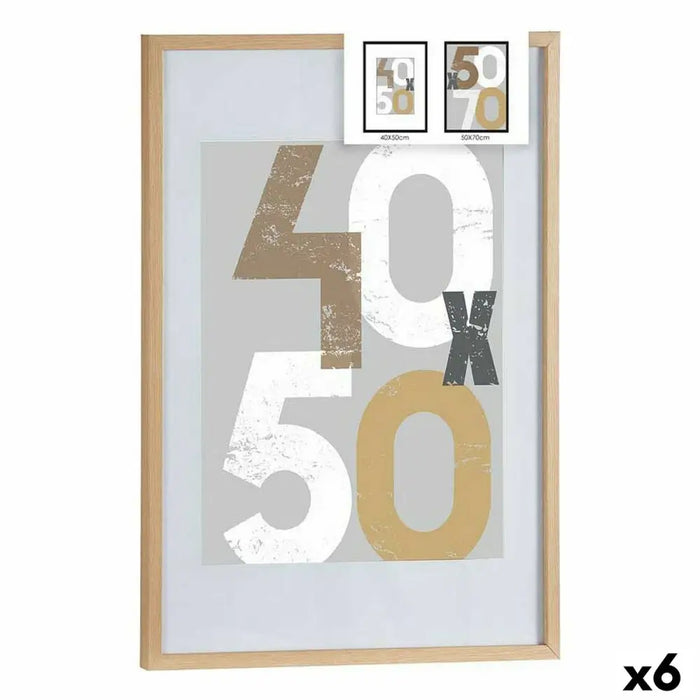 Photo frame Gift Decor Natural polystyrene Plastic MDF Wood (6 Units) - Декорация и Осветление<<<Дом