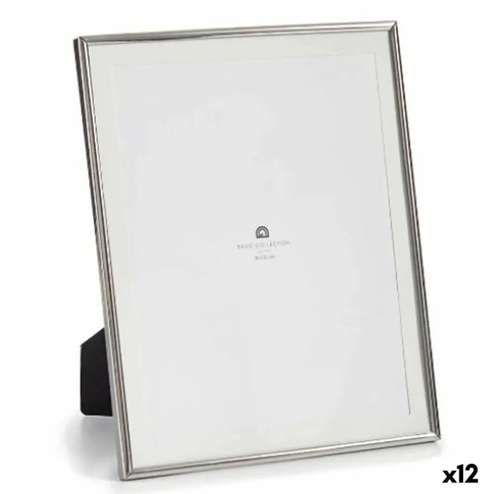 Photo frame Gift Decor Silver Crystal Steel (12 Units) - Декорация и Осветление<<<Дом Градина<<<BigBuy&&&Рамки за