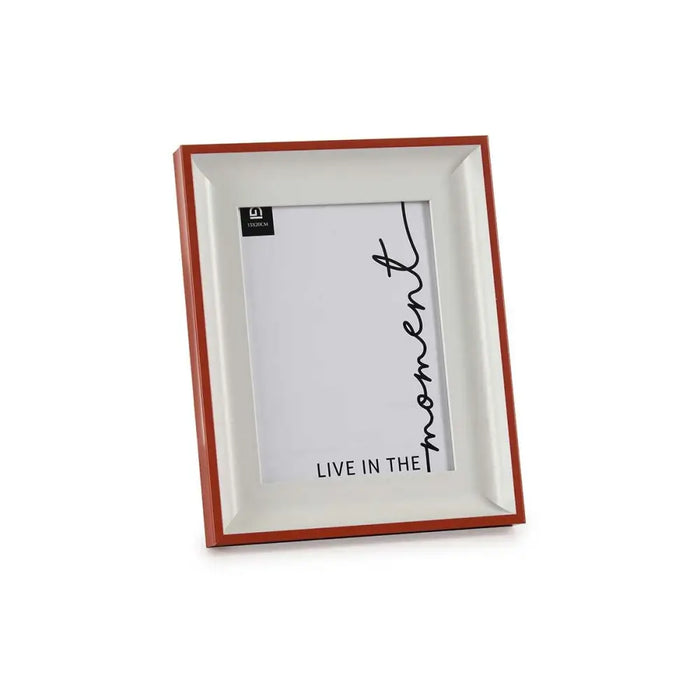 Photo frame Gift Decor White Red Crystal Plastic (6 Units) - Декорация и Осветление<<<Дом Градина<<<BigBuy&&&Рамки за