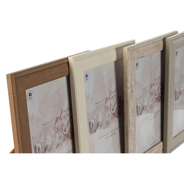 Photo frame Home ESPRIT Brown Beige Cream Natural Crystal polystyrene 26,2 x 1,6 x 31,2 cm - Декорация и