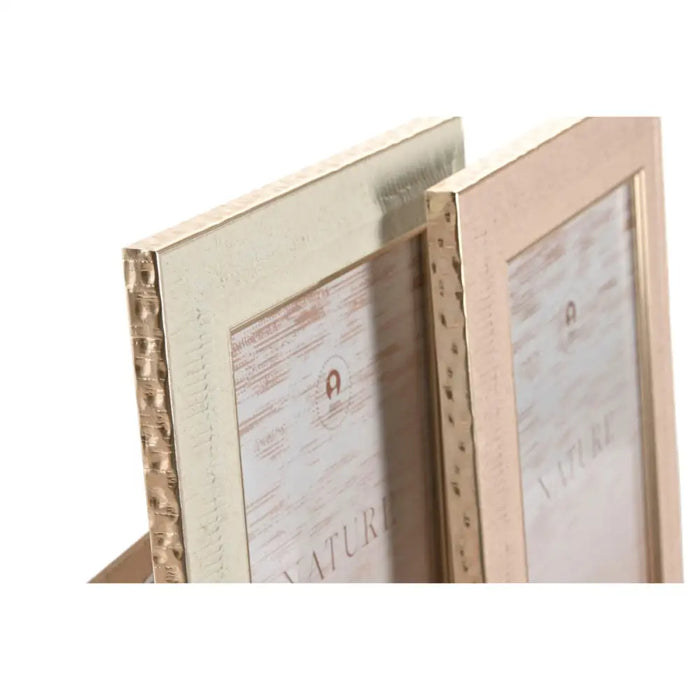 Photo frame Home ESPRIT Brown Beige Crystal polystyrene Scandi (4 Units) - Декорация и Осветление<<<Дом