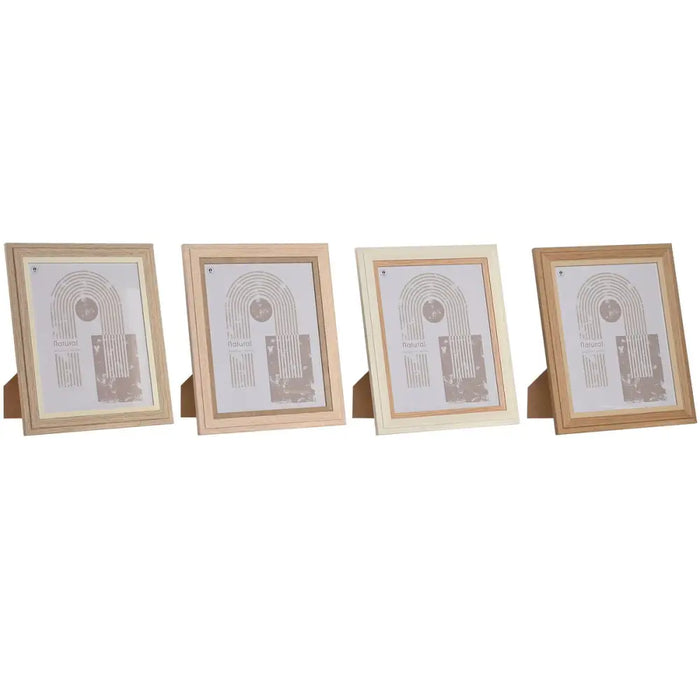 Photo frame Home ESPRIT Crystal MDF Wood Scandinavian 23 x 2,8 x 28 cm (4 Units) - Декорация и Осветление<<<Дом