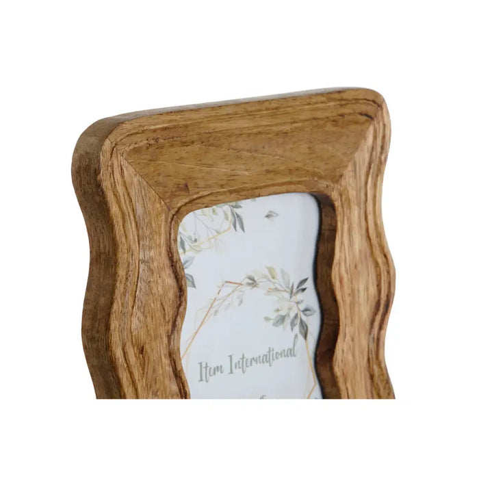 Photo frame Home ESPRIT Natural Mango wood Waves Urban 16 x 2 x 21 cm - Декорация и Осветление<<<Дом