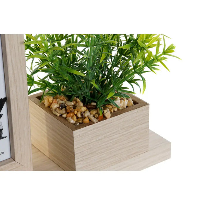 Photo frame Home ESPRIT Natural MDF Wood Scandinavian 25 x 7 x 19 cm - Декорация и Осветление<<<Дом